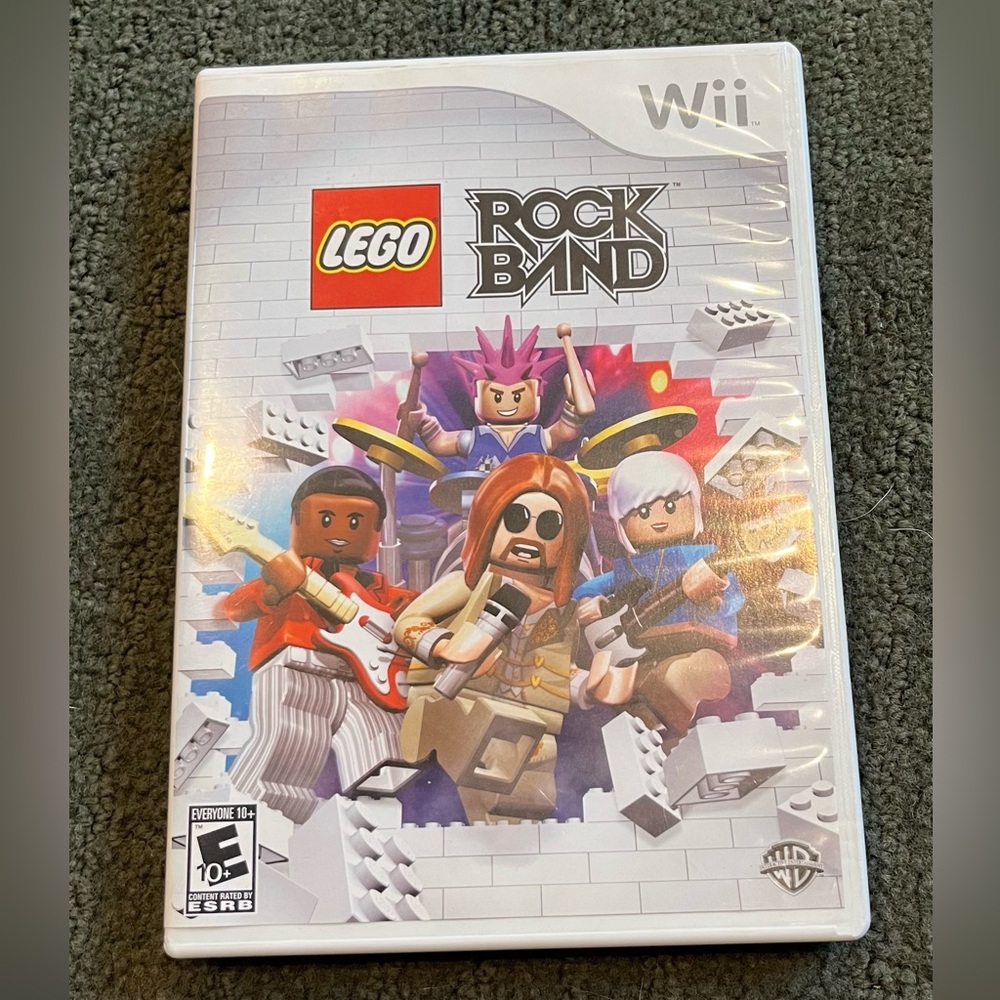 LEGO Rock Band Wii Game with Colorful Characters